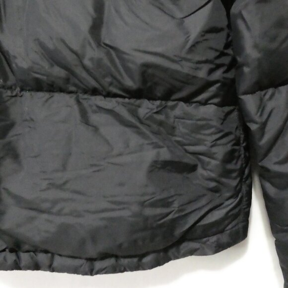 TOMMY JEANS | small | Black Puffer Coat | NOTE: Broken Zip Pull & Spots On Back - Picture 13 of 16